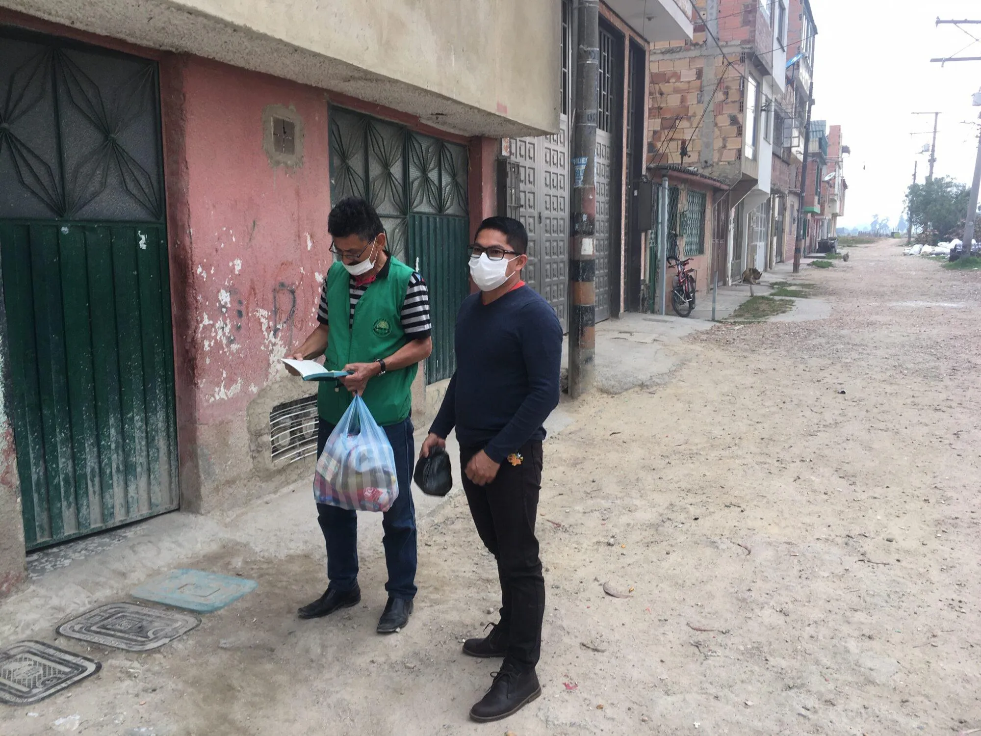 Hilfe für Menschen in Not in Bogotá