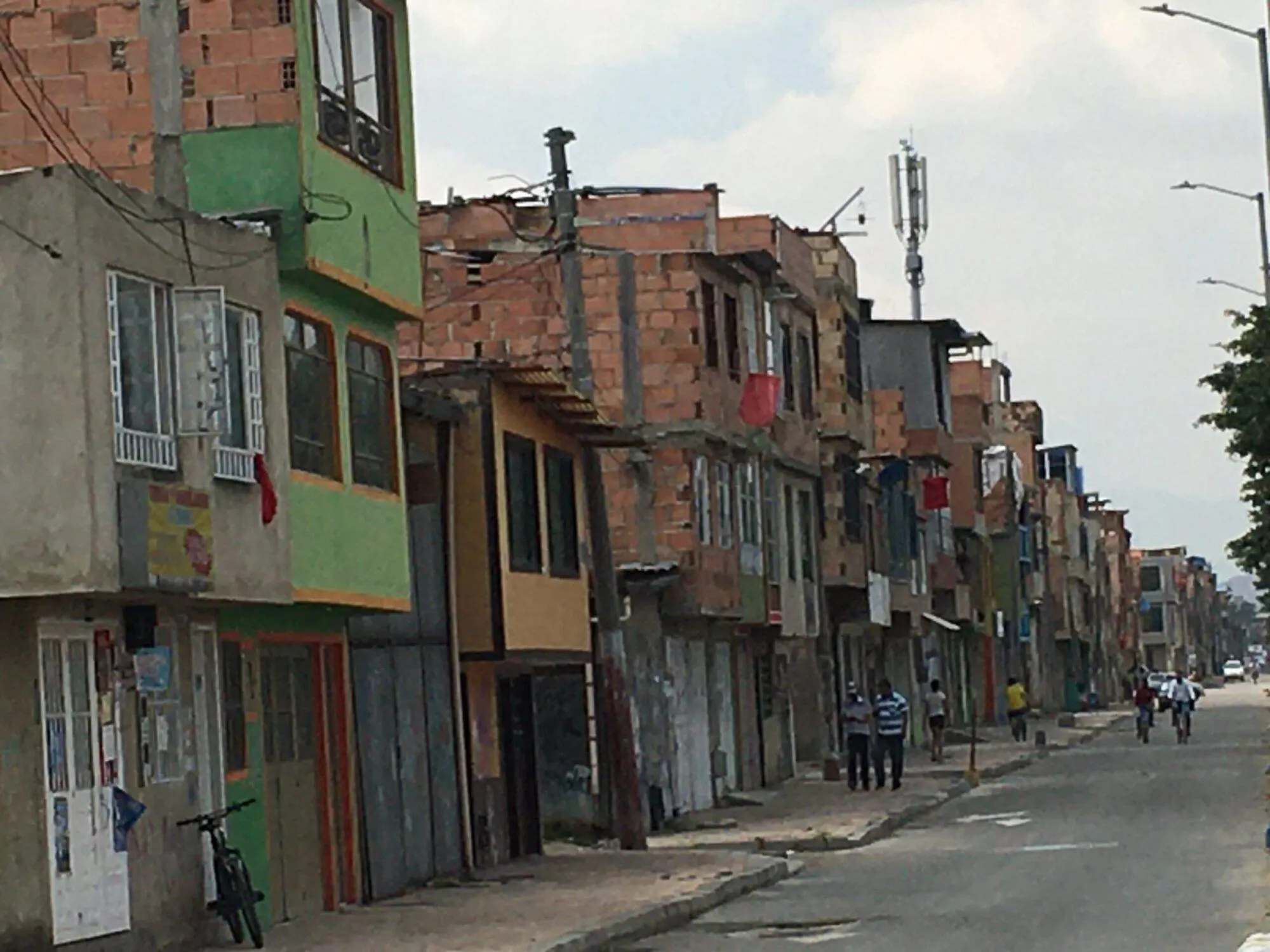 Armenviertel in Bogotá